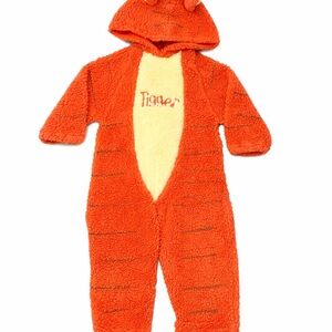 Disney World Kids Tigger Costume 4–6T Plush Winnie the Pooh Hooded Romper